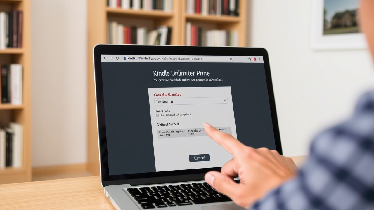 how to cancel Kindle Unlimited by phone